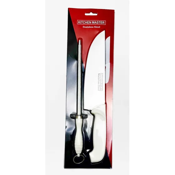 Cuchilla C/ Chaira Kitchen Master 9 Cuchillo Cocina