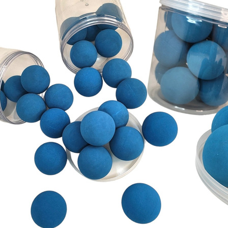Pote Kit Com 12 Bolas De Borracha Para Frescobol 3306 Cor Azul Pote Kit Com 12 Bolas De Borracha Para Frescobol 3306 Cor Azul