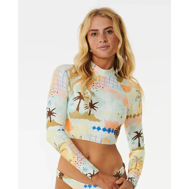 Sun Club Cropped Rashguard - Rip Curl