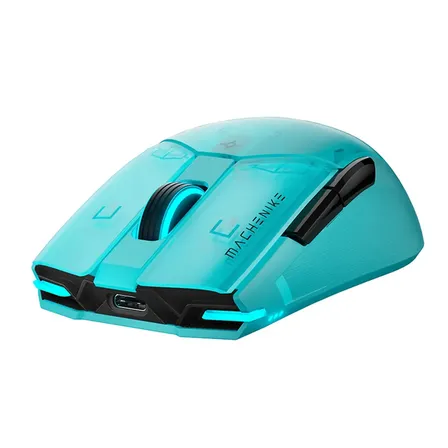 Ratón inalámbrico Gaming recargable M7pro Ergonomico Para PC Azul