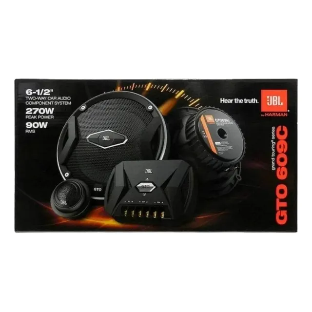 Set De Parlantes Componentes Para Auto Jbl Gto 609c 270w