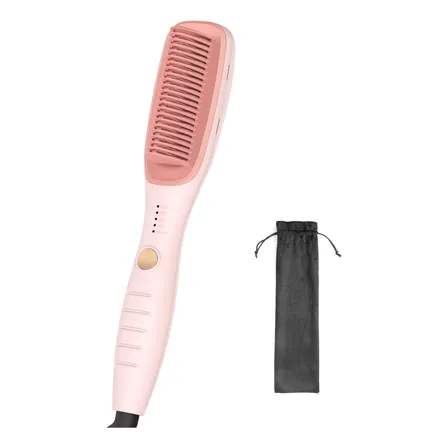 Escova Gokoco Gd039 2em1 Alisa Enrola Íons Negativos Bivolt