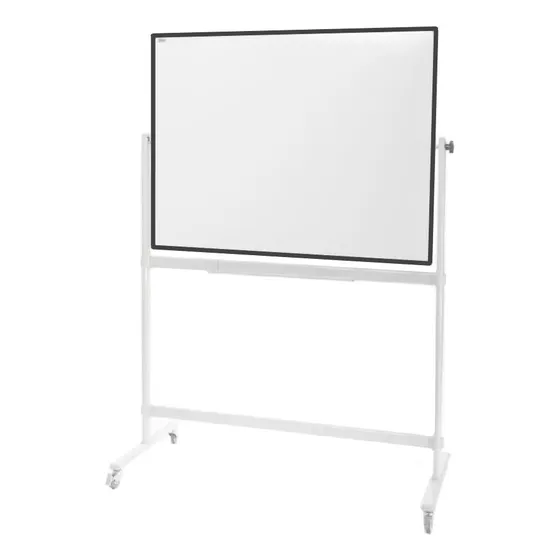 Pizarra Blanca 90x120 C/pedestal Movible Doble Faz
