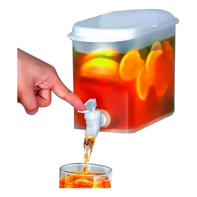 Dispensador De Agua Jugos Con Canilla Bidón 3.5 Lt Heladera