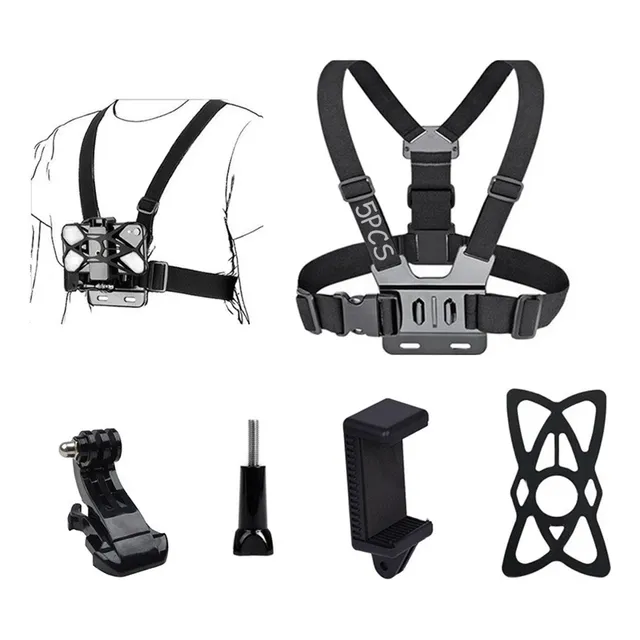 Arnés De Pecho Pechera Para Cámara De Acción Gopro Hero