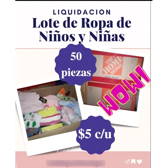 Venta De Lote De Ropa Importada Nueva 100% Original