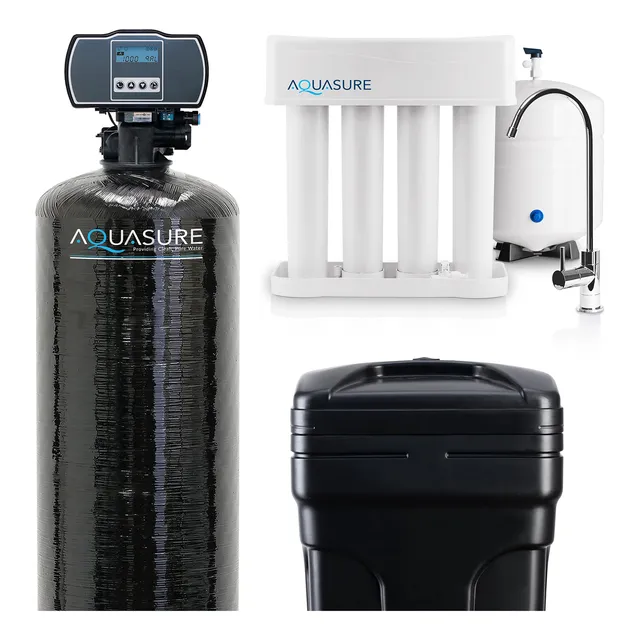 Aquasure Filtro Agua Para Toda Casa 64,000 Grano Suavizante