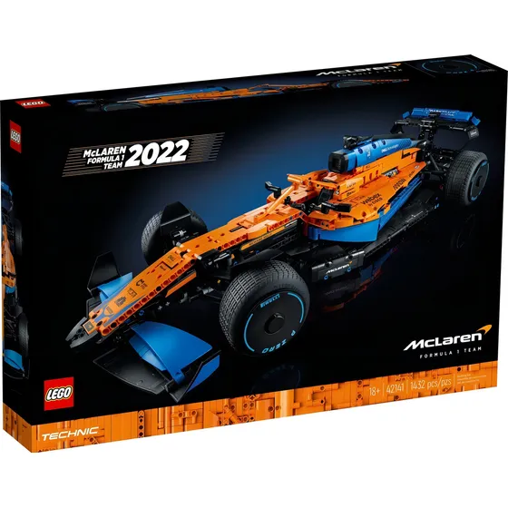 Coche de carreras de Fórmula 1 Lego Technic 42141 Mclaren