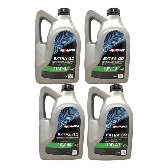 Caja 4 Bidones X 4l Aceite 10w40 Semi Sintetico Puma Energy