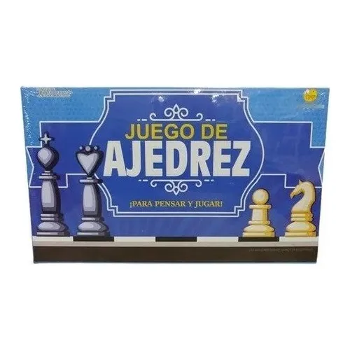 Juego De Mesa Ajedrez De Caja  Fichas Plastico 