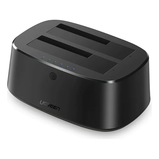 Base Usb 3.0 Para Disco Duro De Doble Bahía