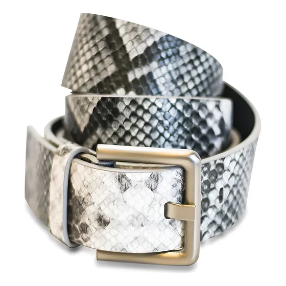 Cinto Frida Reptil - lincoln's Color Gris Talle 105