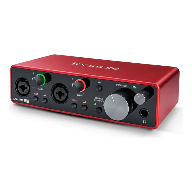 Placa De Sonido Interface Focusrite Scarlett 2i2 De 3era Gen
