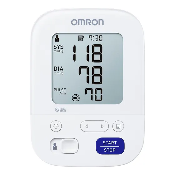 Omron Tensiometro M3 Hem-7154 Digital De Brazo Color Blanco