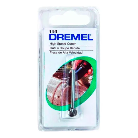 Fresa Alta Velocidad Dremel 114 Redonda 5/16