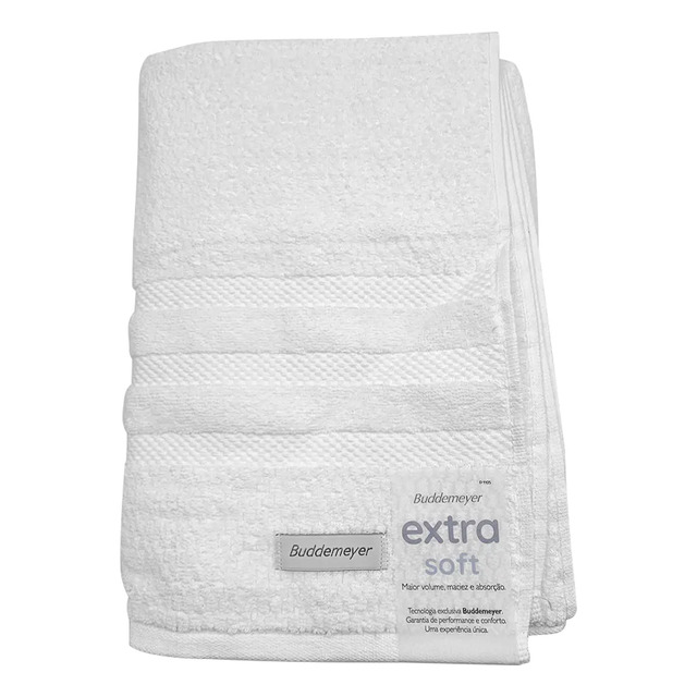 Toalha Buddemeyer Vanilla Banho 100% Algodão Extrasoft Branc Branco Lisa