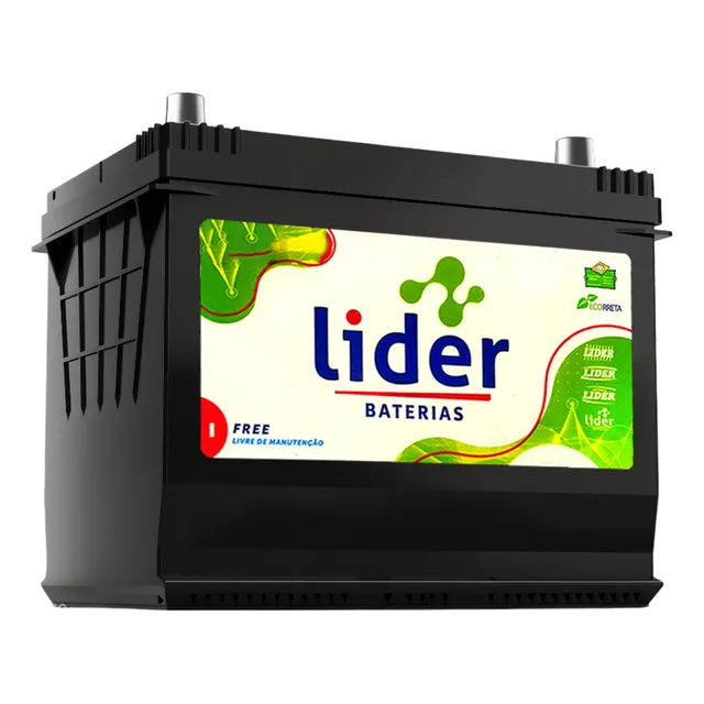 Bateria Lider 80 Amperes Cx.alta - Com Troca Sp Capital