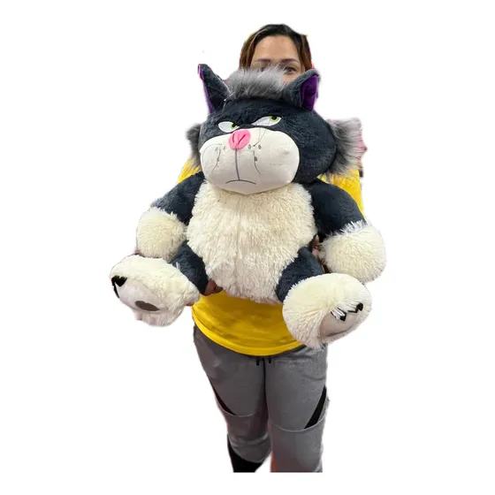 Peluche Gato Gruñón Lucifer Grande 60cm
