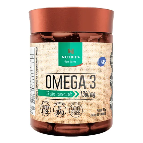 Ômega 3 TG 1360mg Ultra Concentrado 60 cápsulas Nutrify