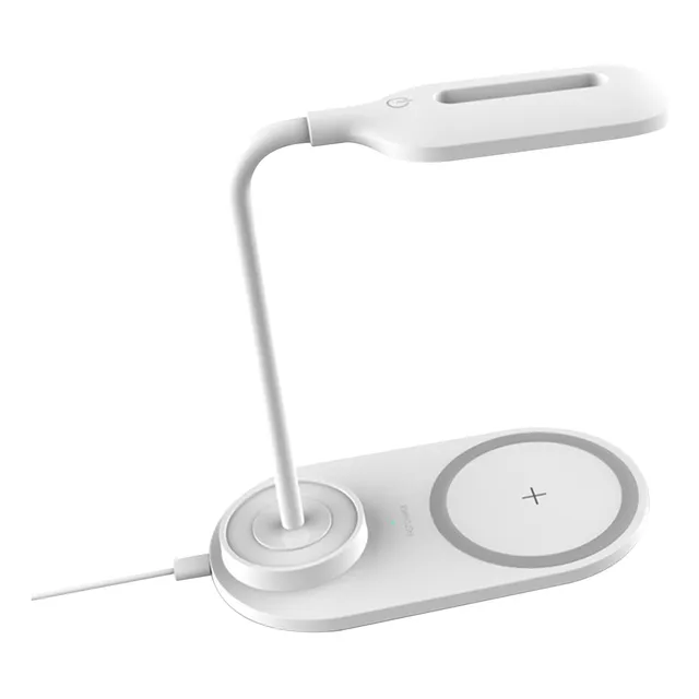 Luz Led De Escritorio Y Lámpara De Mesa Con Cargador Inalámb