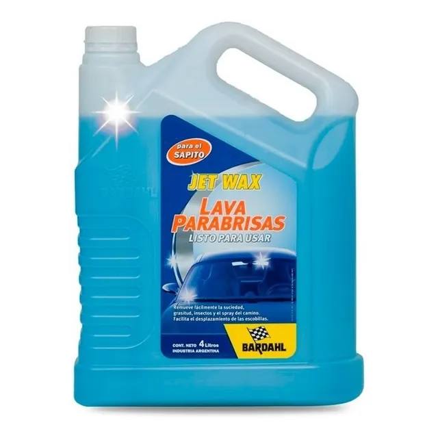 Liquido Limpia Lava Parabrisas 4 Litros Listo para usar para sapito Bardahl