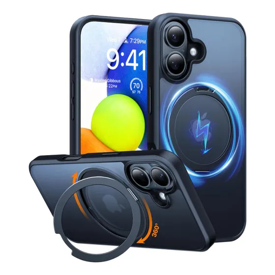 Case Protector Funda Magsafe Ring Apple iPhone 16 Pro, Max