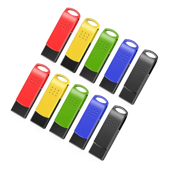 10 Unidades Pen Drives De 8 Gb, Memoria Usb