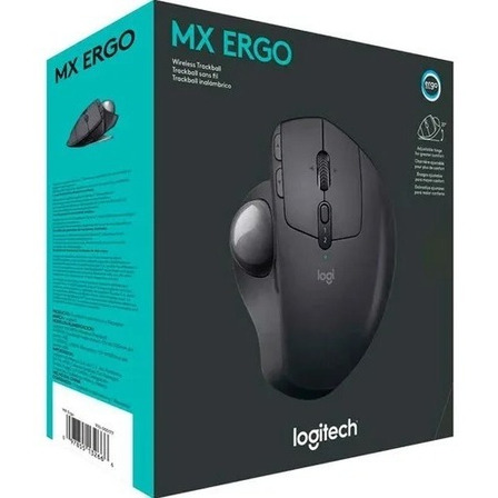 Mouse Trackball Inalámbrico Recargable Logitech Mx Ergo Color Negro Mouse Trackball Inalámbrico Recargable Logitech Mx Ergo Color Negro