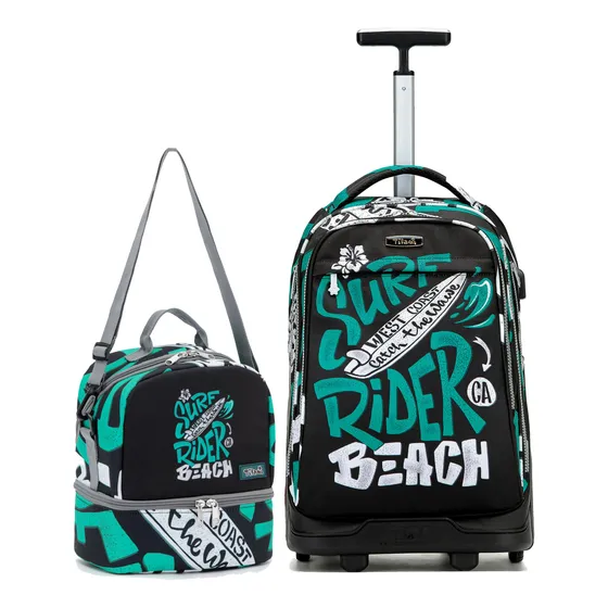 Nuevo Tilami 19 Pulgadas Rolling Mochila Con Bolsa De X6pfy