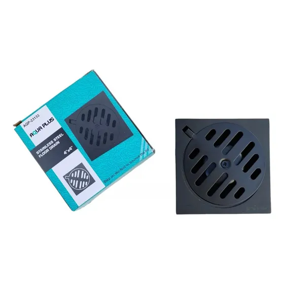 Centro Piso Negro Antiinsectos 10x10 Cms Tubería 2 Pulgadas