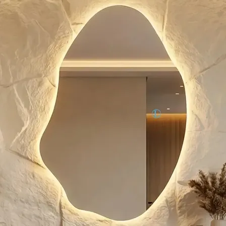 Lopazzi Espelho Com Led Orgânico (inclui: Com Luz) Quente-3000k
