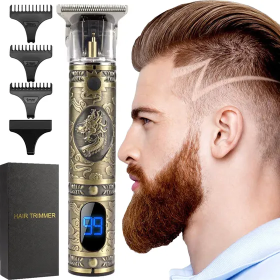 Maquina De Afeitar Barba Recargable Rasuradora Profesional