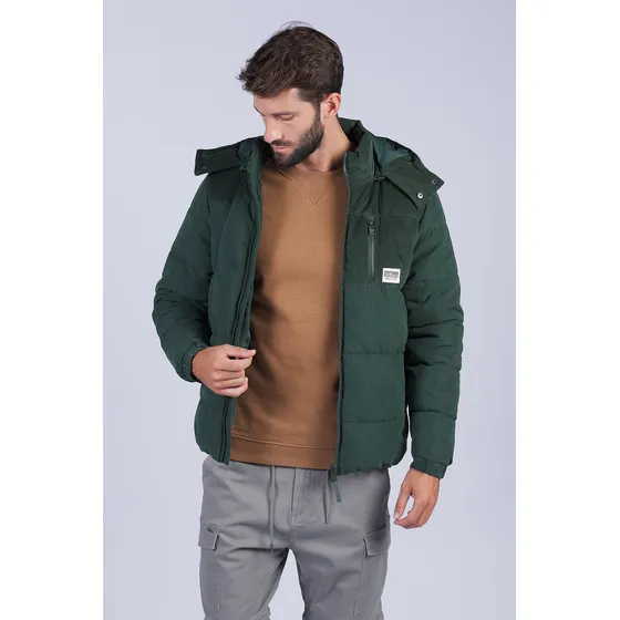 Campera Corderoy Capucha Desmontable Oxford Polo Club