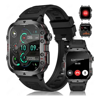 RelĂłgio Masculina Inteligente Smartwatch Esportivo Militar RelĂłgio Masculina Inteligente Smartwatch Esportivo Militar