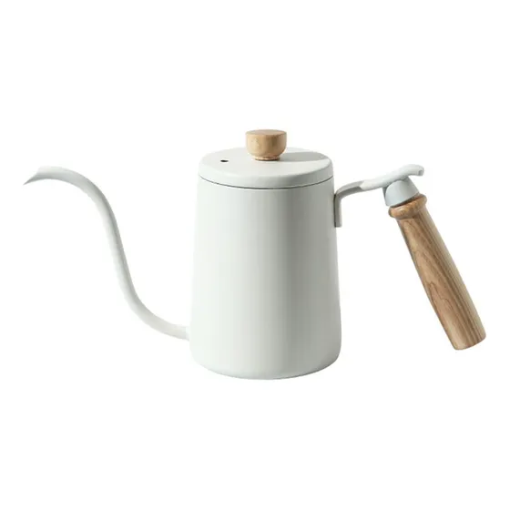 A Chaleira De Café Em Aço Inoxidável Bico Pescoço De Ganso