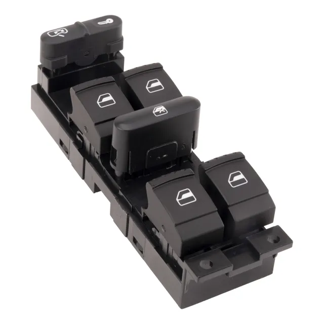  Botonera Alzavidrio Vw Golf Bora Passat Skoda Octavia Negra