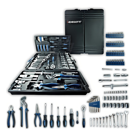 Jogo De Ferramentas Profissional Max 106 Peças Kit C/ Chaves Cor Azul-turquesa Jogo De Ferramentas Profissional Max 106 Peças Kit C/ Chaves Cor Azul-turquesa