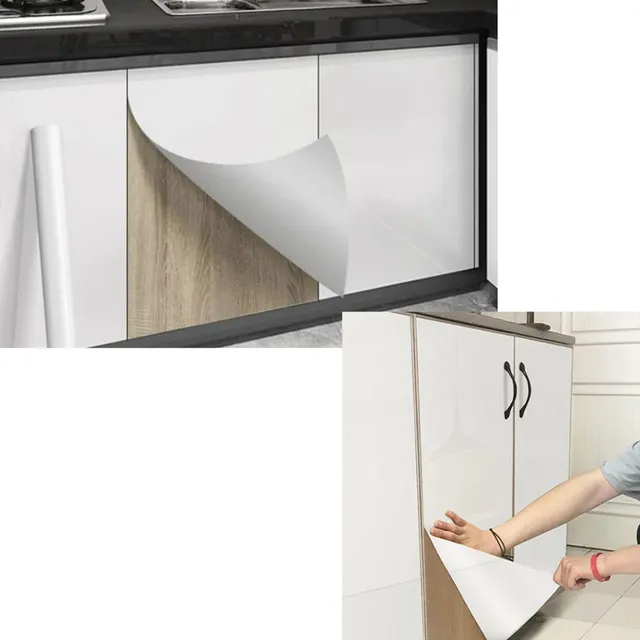 Papel Tapiz Vinilo Adhesivo Estampado Cocina 60 Cms X 5 Mts