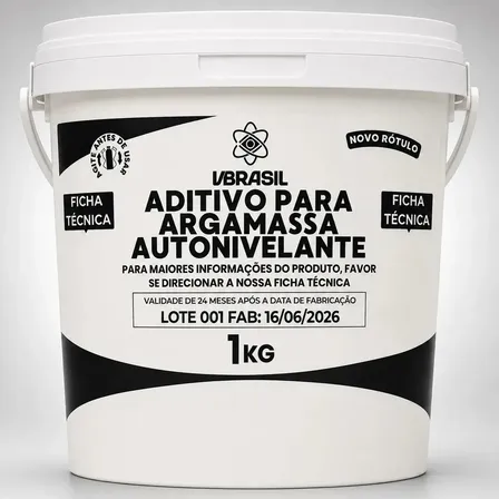 Aditivo Autonivelante Cimento/argamassa Composto A+b Vbrasil Cinza