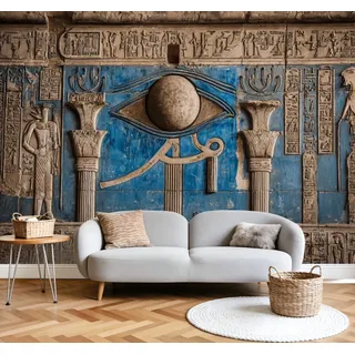 Mural De Papel De Parede Adesivo - Hieróglifos Egípcios De