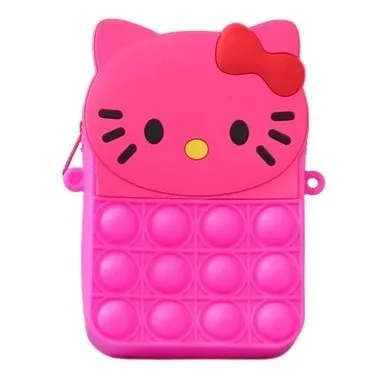 Bandolero De Silicona Para Niñas Hello Kitty Cartera Pop It