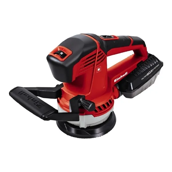 Lijadora roto orbital Einhell Expert TE-RS 40 E con sistema velcro roja y negra 50Hz 400W 220V
