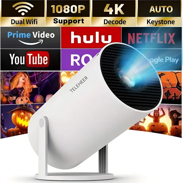 Projetor Hy300 Portátil Branco 110v/220v Branco 127/220v Projetor Hy300 Portátil Branco 110v/220v Branco 127/220v