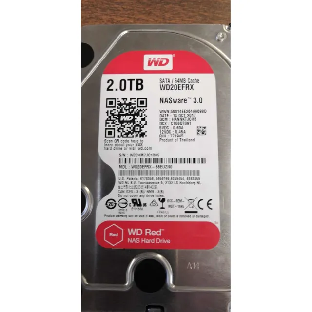 Wd Red 2tb Nas 3.0 Hard Drive