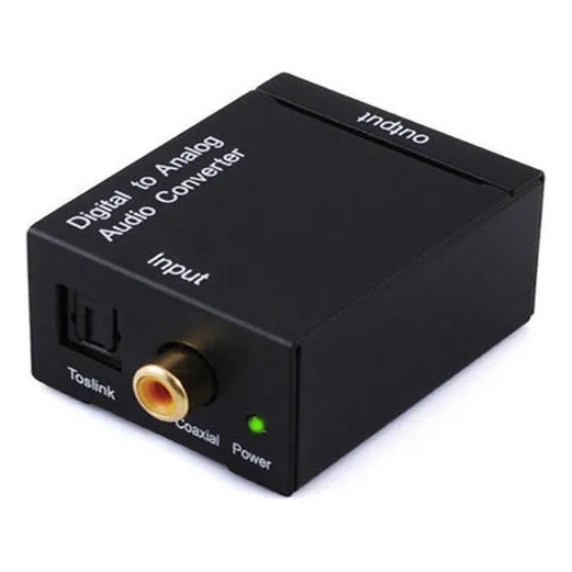 Conversor Convertidor Audio Optico Coaxial A Analogo Rca