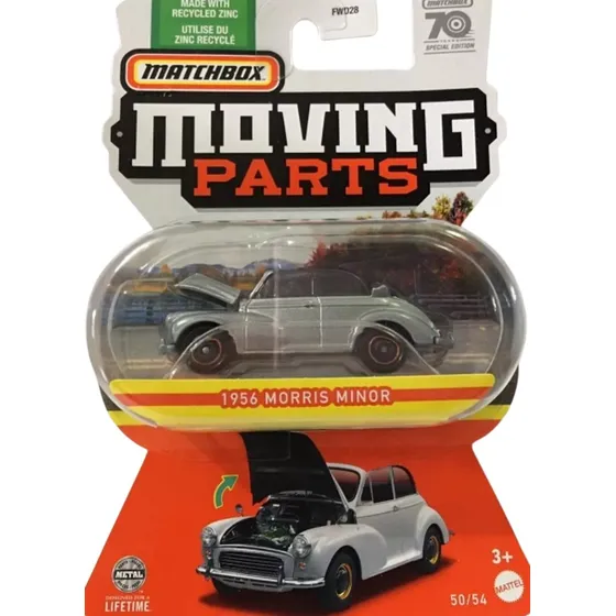Matchbox Moving Parts 1956 Morris Minor 1:64 Nuevo Y Sellado