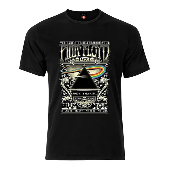 Remera Estampada Varios Diseños Pink Floyd Live