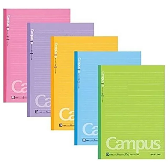 Kokuyo Campus Notebooks Semi-b5 Pre-dotted, 6 Mm Ruled, 30 S