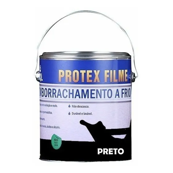 Emborrachamento A Frio Protex Filme Biolub 3,6 Litros Preto
