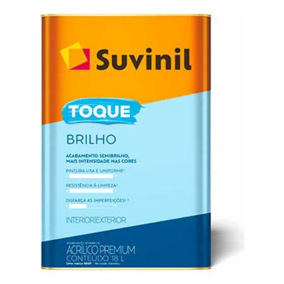 Tinta Toque Brilho Cores Básicas 18 Litros Suvinil